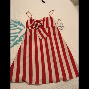 NWT Show Me Your Mumu Red Stripe Dress